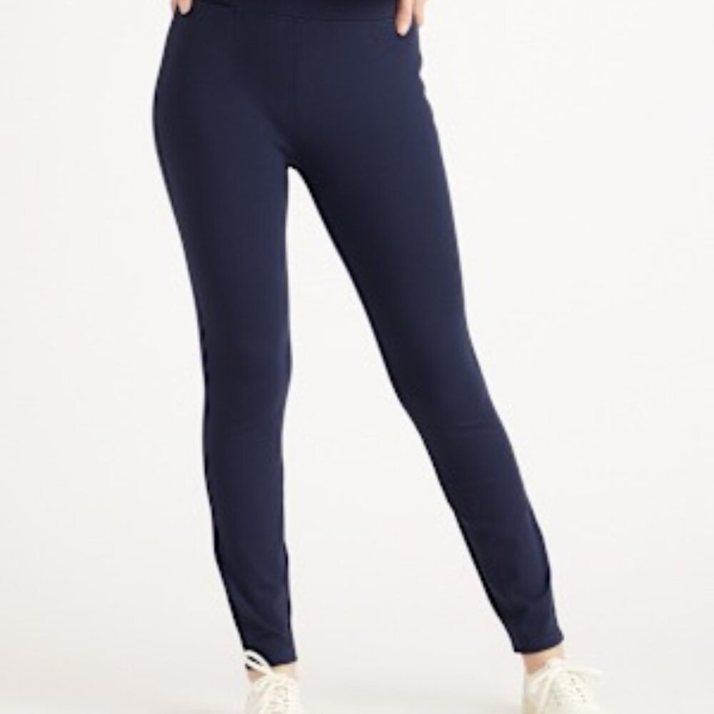 Ultra-Stretch Ponte Skinny Pant - Tall - Medium - Navy Blue
